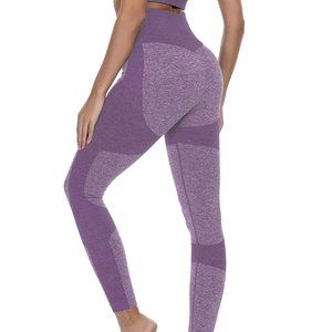 Lesfin Womens High Waisted Impact Seamless Legging